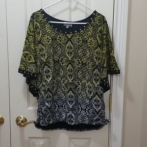 3/$15 JM Collection blouse sz 2X